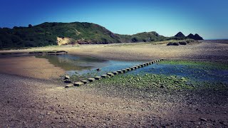 A Walk to Pennard and Down To Three Cliffs Bay [upl. by Iroc]