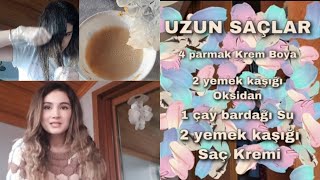 Turunculaşmış sarı saçıma cila atıyorumEvde saça cila nasıl yapılır [upl. by Jaclin171]