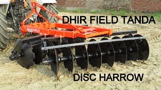 Disc Harrow 88Mounted amp Trailedheavy duty Dhir Field Tanda  Contact  9417400847 [upl. by Sekofski]