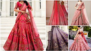 Latest amp Unique Bridal Lehenga designs Ideas for women and girls lehenga bridal [upl. by Anairuy789]