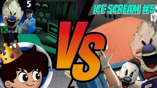 Ice scream 5 👑😆vs🔫💀🤬🥶🔥🔥 [upl. by Enenstein619]