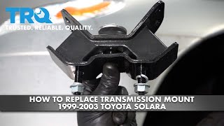 How to Replace Transmission Mount 19992003 Toyota Solara [upl. by Anaud151]