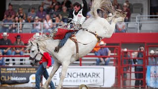 87th Ponoka Stampede Performance 1 Pro Rodeo Highlights [upl. by Rambert]