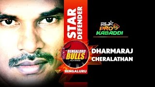 Dharmaraj Cheralathan  Bengaluru Bulls  STAR Defender [upl. by Anavlis]