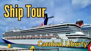 Carnival Liberty Ship Tour What a Beautiful Ship 9252023 [upl. by Carny]