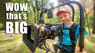 Cinema camera gimbal rig on a budget [upl. by Onitnerolf]