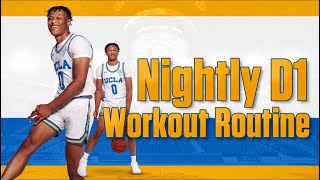 Ucla Player Shows His D1 Workout Routine Ucla Tour Grinding For The NBA [upl. by Elvyn]