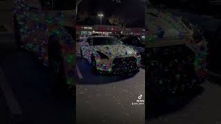 Christmas light hits hard🗣🔥🔥🔥 carmeet [upl. by Alyam]