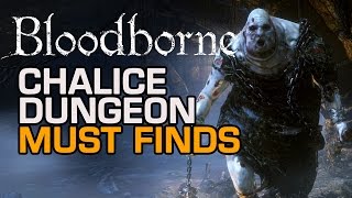 Chalice Dungeon Must Finds  Bloodborne [upl. by Anitsud]