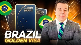 Brazil Golden Visa  EVERYTHING you need to know in 2024 [upl. by Anayra]