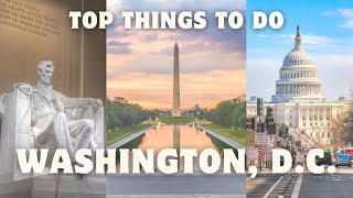 Top Things to Do in Washington DC  Travel Guide [upl. by Etiuqal913]