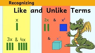 How to Recognize Like Terms and Unlike Terms [upl. by Wonacott]