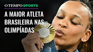 Rebeca Andrade é ouro nas Olimpíadas de Paris veja os números da ginasta [upl. by Ennyl]