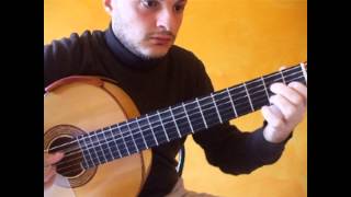 Aguado  Exercise n° 3 Studio n° 23 Rev Chiesa  GUITAR TEACHING SERIES by Flavio Sala [upl. by Shwalb]