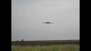 B2 Stealth Bomber Takeoff  Whiteman AFB 2012 [upl. by Ninahs]