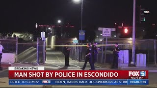 Man shot by police in Escondido [upl. by Nednal]