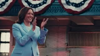 Kamala Harris usa canción de Beyonce en video de campaña [upl. by Nonnair371]