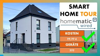 Smart Home Tour Bauherreninterview Homematic IP Wired  Kosten Geräte und Umsetzung [upl. by Greenwald587]