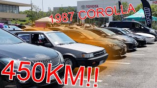 450km Road Trip in a 1987 Corolla  Project Margaret Part 4 [upl. by Ailat373]