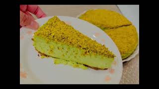 The PISTACHIO CHEESECAKE Easy Recipe [upl. by Saunders]