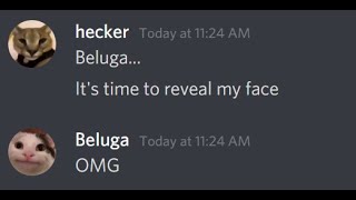 hecker Face Reveal beluga [upl. by Auqenaj]