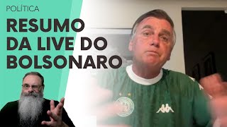 BOLSONARO faz ÓTIMA LIVE em que ESCLARECE vários PONTOS sobre ELEIÇÃO e NÃO CRITICA URNA ELETRÔNICA [upl. by Aikemet]