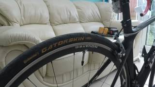 Continental Gatorskin Folding Road Tyres  12000km Review ZERO Punctures [upl. by Antonin]