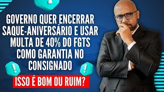 Seu FGTS como garantia no consignado Entenda a Nova Proposta fgts saquefgtsaniversario saquefgts [upl. by Nevuer]