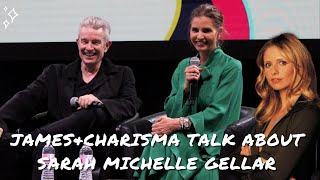 James Marsters and Charisma Carpenter talk about Sarah Michelle Gellar Buffy and their characters [upl. by Gabriel673]