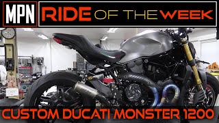 Custom 2020 Ducati Monster 1200 [upl. by Micki]