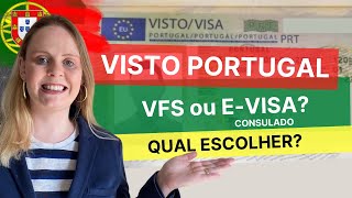 EVisa ou VFS qual a melhor opção para solicitar o meu visto [upl. by Nnaes282]