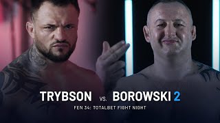 Trybson vs Borowski 2  FEN 34 TOTALbet Fight Night  TRAILER [upl. by Grof]