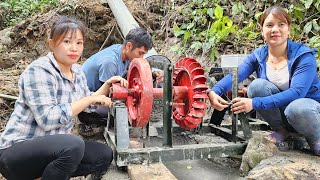 The girl installed the 10kva hydroelectric power plant [upl. by Haik27]