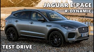 2018 Jaguar EPace RDynamic Test Drive [upl. by Anwad537]