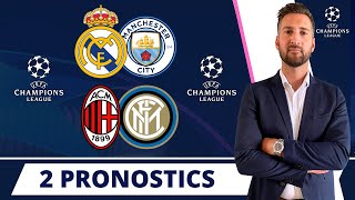 🇪🇺 Pronostic Foot LIGUE DES CHAMPIONS  Mes 2 PRONOSTICS  Ligue des Champions [upl. by Casmey]