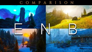 Skyrim ENB Presets Comparison 2024 Transforming Skyrims Graphics [upl. by Ahsiela]