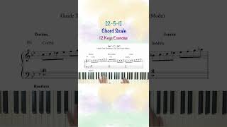 251 Scale Chord Scale Mode 12 Keys Shorts [upl. by Vey]