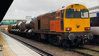 HNRail 20314DRS 20305 At Sheffield From Grimsby Town To Bridlington [upl. by Brownley]