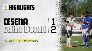 CESENA  SAMPDORIA Highlights Primavera 1 [upl. by Wootten]