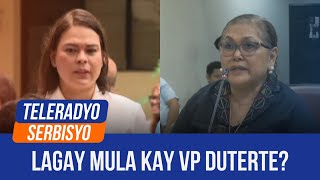 ExDepEd exec claims receiving P50K monthly from VP Duterte  Teleradyo Serbisyo 25 September 2024 [upl. by Faxan]