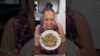 My Favorite Tri Quinoa Salad with Kale amp Salmon  Healthy amp Delicious😋goodeats healthyrecipes [upl. by Lunsford]