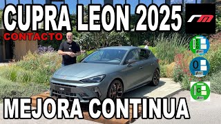 CUPRA LEON 2025  ICE MHEV PHEV DIESEL GASOLINA  COMPACTO  CONTACTO  revistadelmotores [upl. by Epotimet]