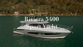 Sailing through Sydney with the Riviera 5400 Sport Yacht Platinum Edition  Boulevard luxury [upl. by Manuel]