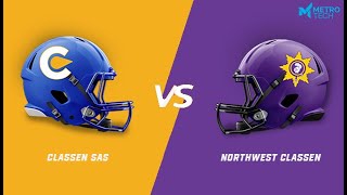 Classen SAS Football vs Northwest Classen [upl. by Landry]