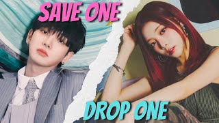 SAVE ONE DROP ONE  2024 KPOP GAME  34 ROUNDS  2 BONUS BSIDE [upl. by Pearce245]