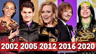 Grammy Awards Winners For Song Of The Year Since 2000  GRAMMYs 20002021 [upl. by Drapehs]