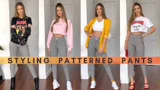 10 Ways To Style Patterned Pants [upl. by Lumbye925]