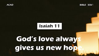 【 Isaiah 11 】God’s love always gives us new hope ｜ACAD Bible Reading [upl. by Vander]