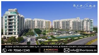 DLF Aralias Gurgaon Ready to Move Ultra Luxury 45BHK 📞 7056012345 For Sale  Rent  3 Horizons [upl. by Shellie]