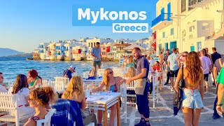 Mykonos Greece 🌴  The Island Of The Winds  4K 60fps HDR Walking Tour [upl. by Lauryn]